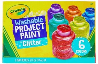 Crayola Washable Glitter Paint Set 6-Count – 49% Off (Just $4.97)