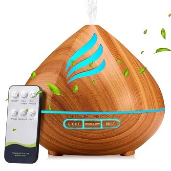 Essential Oil Diffuser 500ML with Remote Control – 70% Off Deal (Just $12.99)