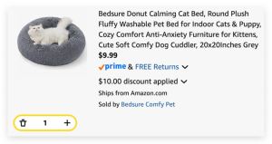 Bedsure Donut Calming Cat Bed: 50% Off Amazon Deal Review