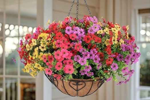 Artificial Hanging Flower Basket