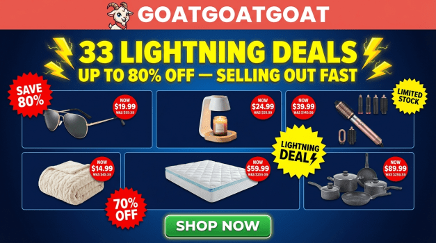 33 Lightning Deals Up To 80 Percent Off March 2026 Cover
