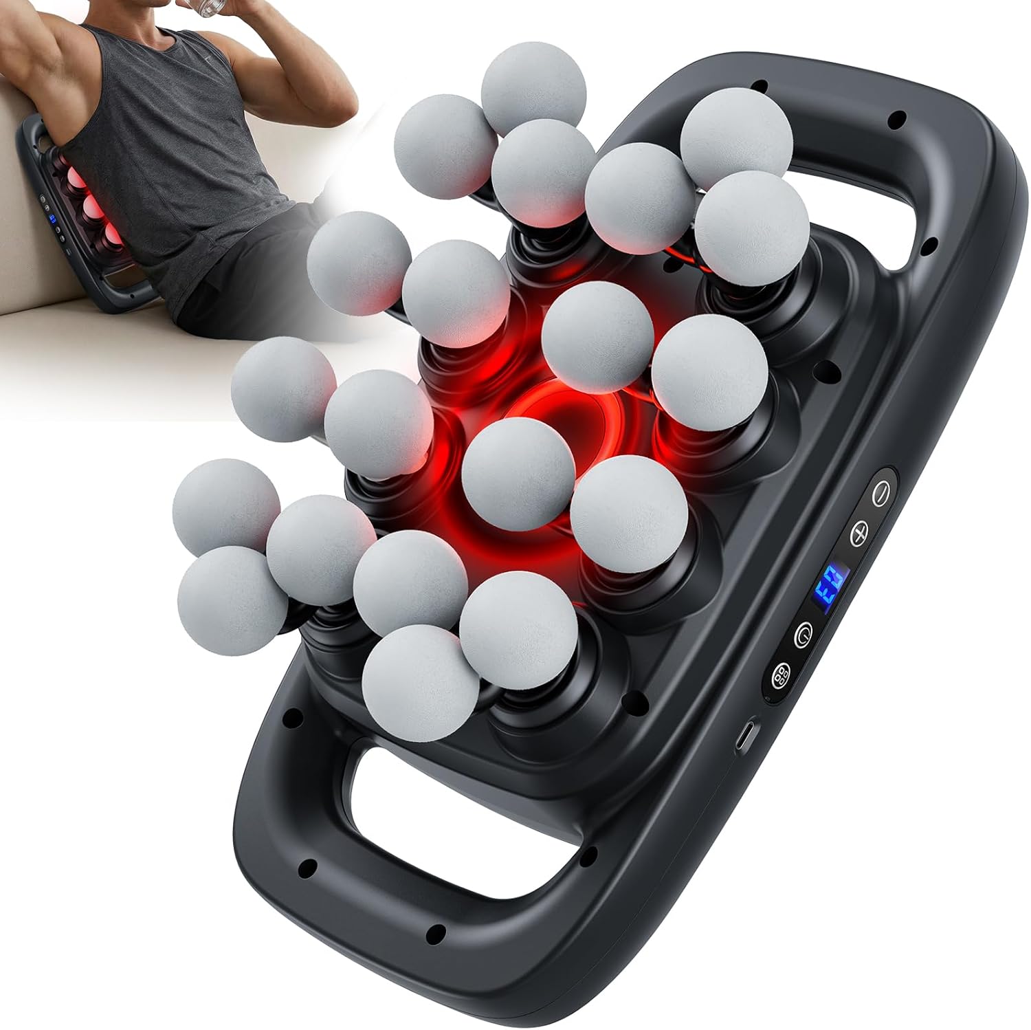 Jogfit 20 Head Massage Gun Set