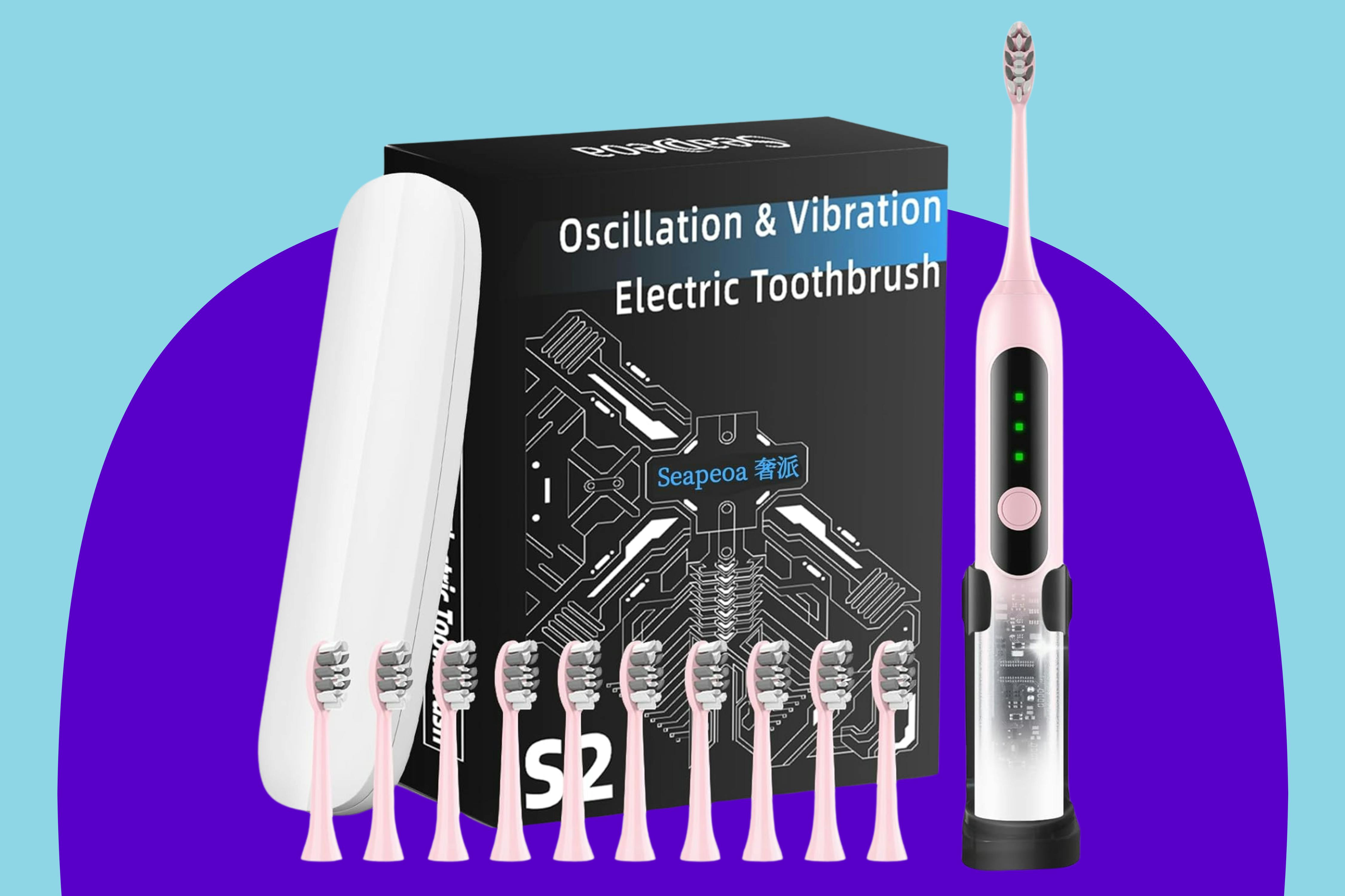 Sonic Electric Toothbrush Set