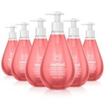 Method Gel Hand Soap, Pink Grapefruit, 12 Fl Oz (Pack of 6)