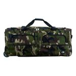 Rockland 22″ Polyester Rolling Duffel Bag, Camo