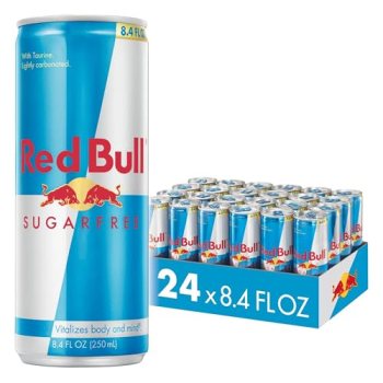 Red Bull Sugar Free Energy Drink with 80mg Caffeine plus Taurine & B Vitamins
