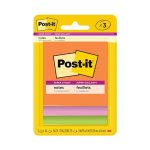 Post-it Super Sticky Notes, 3 Sticky Note Pads
