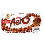 AERO Milk Chocolate, 4x42g, Multipack, 0.4 pounds