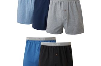 Hanes mens Exposed Waistband Knit – Multiple Packs Available boxer shorts