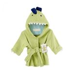 Baby Aspen Splash-a-Saurus Dinosaur Hooded Towel Robe, 0-9 Months