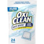 OxiClean White Revive Laundry Whitener and Stain Remover Power Paks, 24 Count