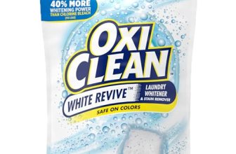 OxiClean White Revive Laundry Whitener and Stain Remover Power Paks, 24 Count