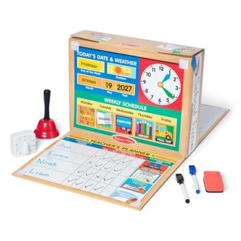 Melissa & Doug School Time! Classroom Play Set Game