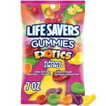 LIFE SAVERS Exotics Gummy Candy, 7 oz Bag