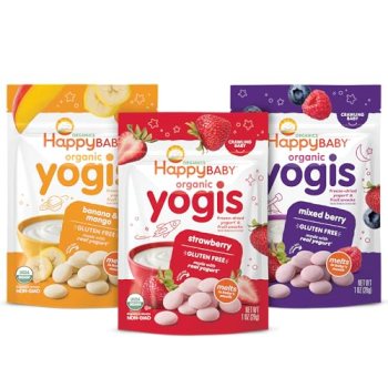 Happy Baby Organics Yogis Freeze-Dried Yogurt & Fruit Snacks