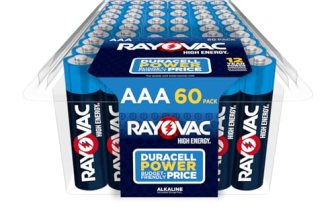 Rayovac High Energy AAA Batteries (60 Pack): 59% Off Deal