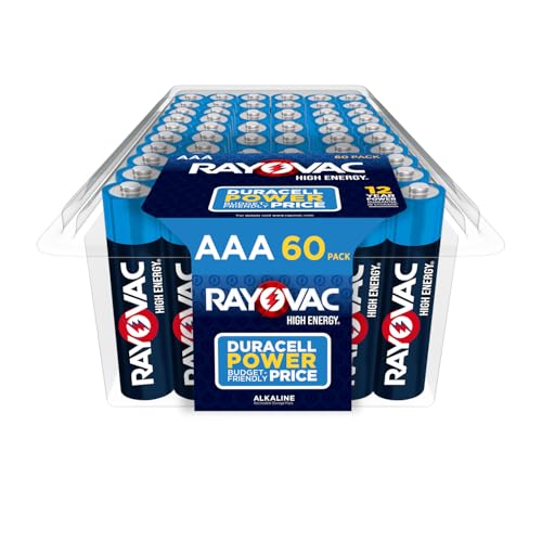 Rayovac High Energy AAA Batteries (60 Pack): 59% Off Deal