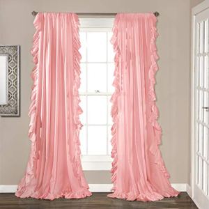 Lush Decor Reyna Ruffle Window Curtain Panel Set