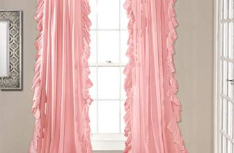 Lush Decor Reyna Ruffle Window Curtain Panel Set