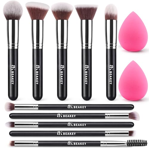 BEAKEY Makeup Brushes Set: 42% Off Deal