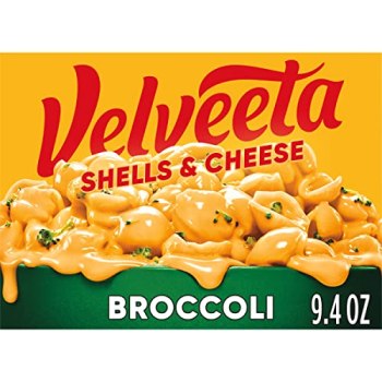 Velveeta Shells & Cheese Broccoli with Shell Pasta