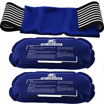 Ice Packs for Injuries Reusable (3-Piece Set)