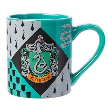 Silver Buffalo Harry Potter Hogwarts Slytherin House Crest Ceramic Mug
