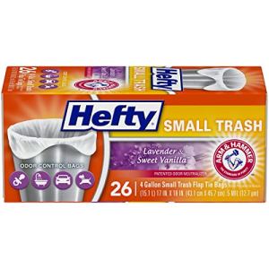 Hefty Small Trash Bags, Flap Tie