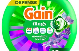 Gain Flings Liquid Washing Detergent Pods with Odor Defense + Color Guard