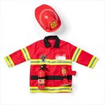Melissa & Doug Fire Chief Role Play Costume Dress-Up Set