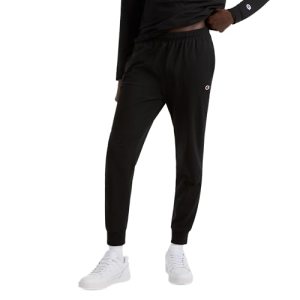Champion mens Everyday Cotton Jogger athletic track pants, Black, Small US
