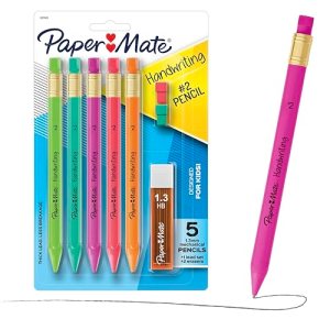 Paper Mate Handwriting Triangular Mechanical Pencil Set with Lead & Eraser Refil