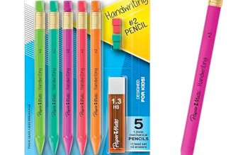 Paper Mate Handwriting Triangular Mechanical Pencil Set with Lead & Eraser Refil