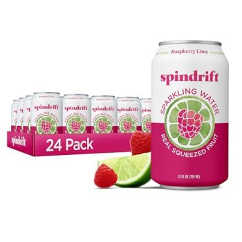 Spindrift Sparkling Water, Raspberry Lime Flavored