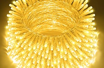 JMEXSUSS 200 LED String Lights Indoor Outdoor Clear Wire