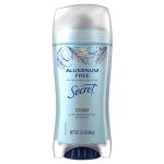Secret Aluminum Free Deodorant for Women, Coconut 2.4 oz, Pack of 12