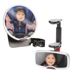 Diono Baby Car Mirror 2 Pack, Includes Safety Car Seat Mirror for Rear Facing In
