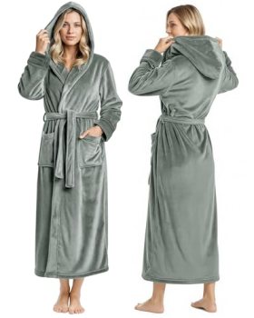 NY Threads Premium Womens Robe with Hood