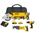 DEWALT Tools 5 Tool Power Tool Combo Kit