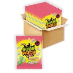 SOUR PATCH KIDS Watermelon Soft & Chewy Gummy Candy, Bulk Candy, 12-3.6 oz Bags