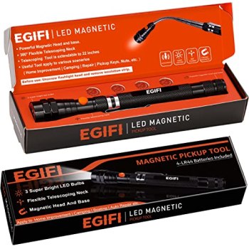 Gifts for Him, LED Magnetic Pickup Tools