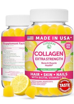 Lunakai USA Made Collagen Peptides Gummies