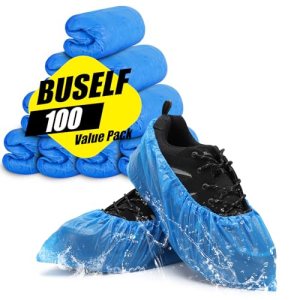 Buself Shoe Covers Disposable Non Slip – Pack of 100 (50 Pairs)