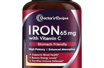 Doctor’s Recipes Iron Supplement 65 mg with Vitamin C
