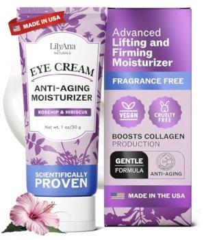 LilyAna Naturals Eye Cream for Dark Circles and Puffiness
