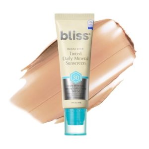 Bliss Block Star SPF 30 Daily Tinted Mineral Sunscreen with Zinc Oxide