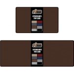 GORILLA GRIP 2 Pack Comfortable Cushioned Kitchen Mats for Floor