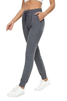 BATHRINS Women Tapered Joggers with Pockets
