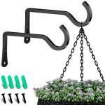 2 Pcs Wall Plant Hanger 6 inch – Indoor Hook easy Installation for Hanging Lante