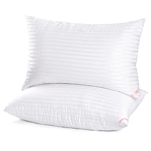 EIUE Hotel Collection Bed Pillows for Sleeping 2 Pack Queen Size，Pillows for Sid